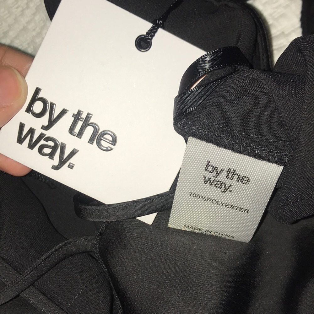 Revolve By the Way Romper in Black - Picture 2 of 4